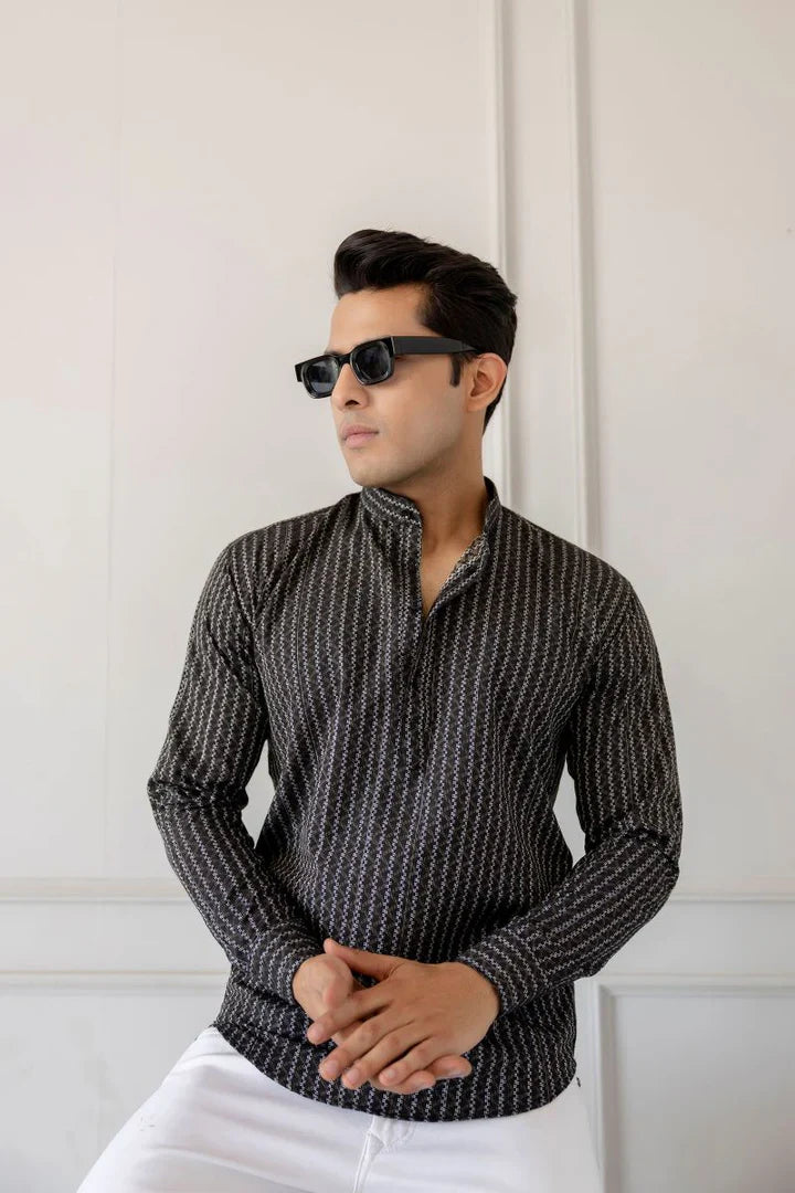 Exploring Men s Kurta Style Shirts Designs and Trends