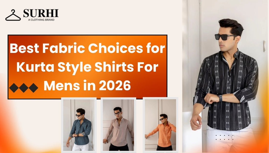Best Fabric Choices for Kurta Style Shirts For Mens in 2026