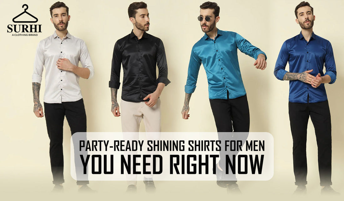 Party Ready Shining Shirts for Men You Need Right Now