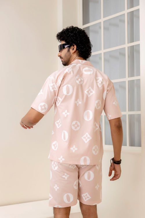 Pastel Print Pink Co-Ords.